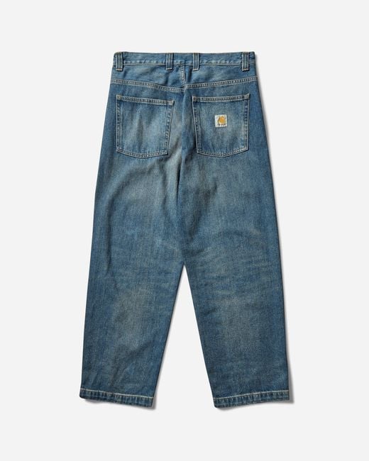 Carhartt Blue Men S Brandon Pants (worn Washed) for men