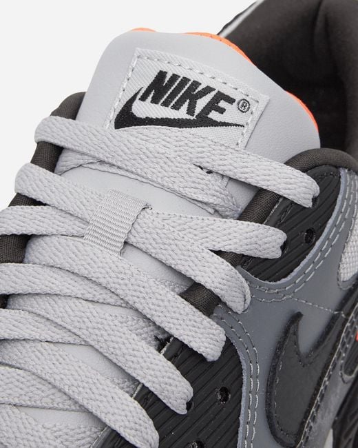 Nike Gray Air Max 90 Premium Cinder Cone Sneakers Smoke Grey / Black for men