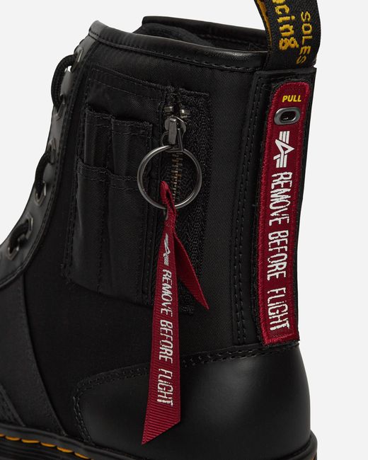 Dr. Martens Black Alpha Industries 1460 Ben Boots for men