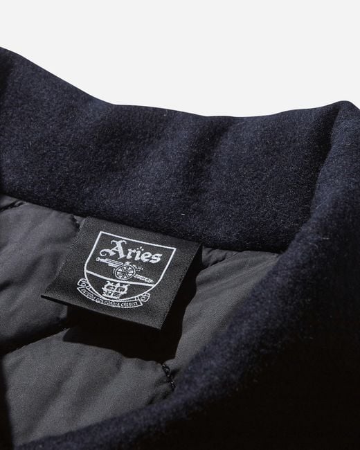 Aries S Arsenal Wool Bomber Jacket in Blue for Men | Lyst