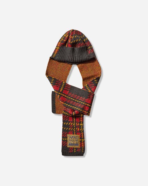 Kapital White 5g Wool Tartan Check Gale Cap for men
