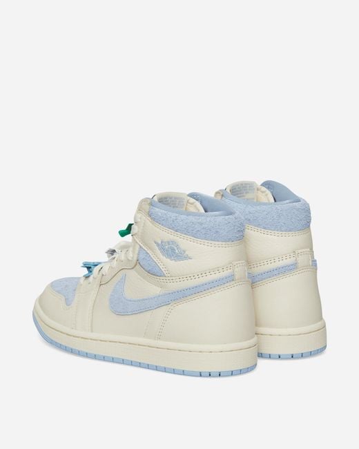 Nike Women S Air Jordan 1 Retro High Og Sneakers Pale Ivory / Psychic Blue