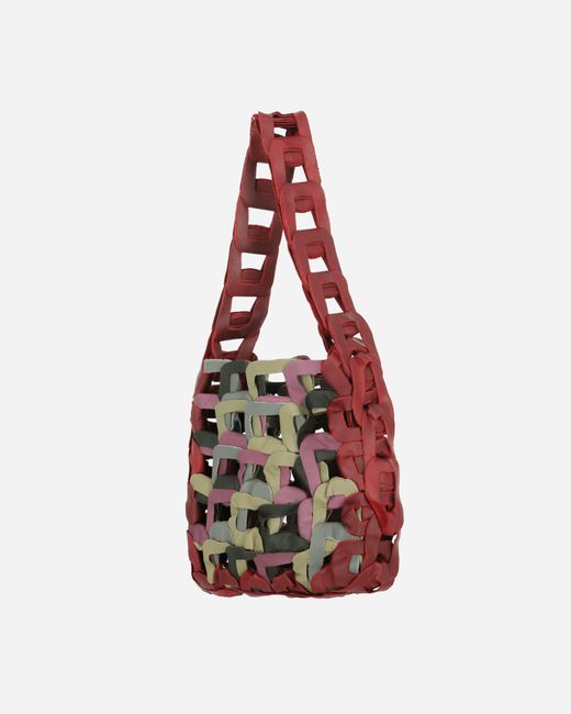 SC103 Links Tote Bag Red / Pink / Green