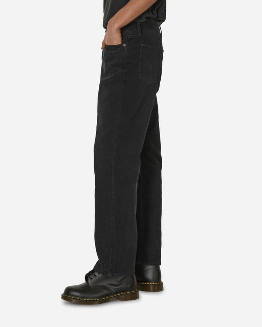 Hysteric Glamour Black Bootcut Cordurory Pants for men