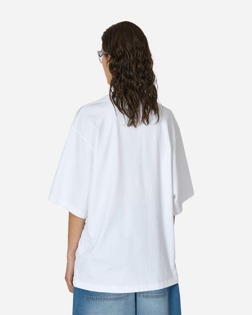 Abra White Chic Oversized T-Shirt