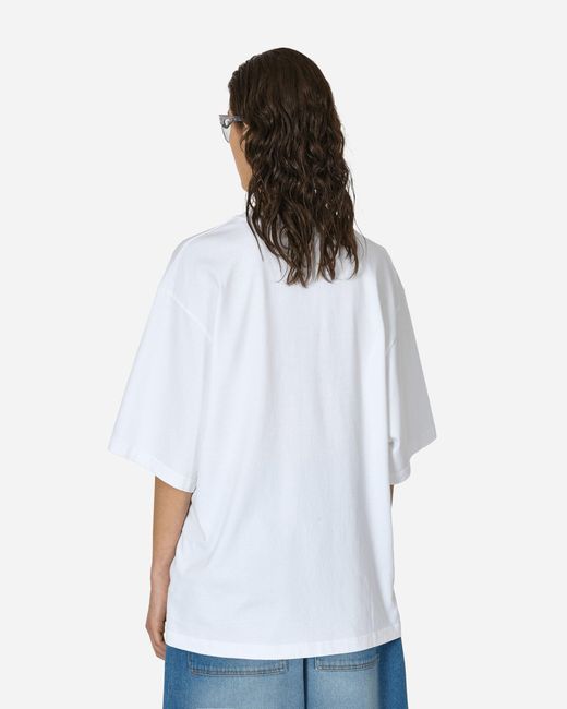 Abra White Chic Oversized T-shirt