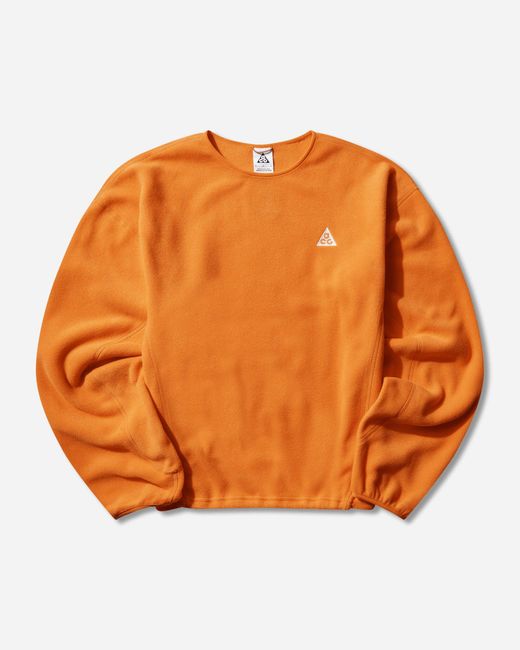 nike crewneck orange