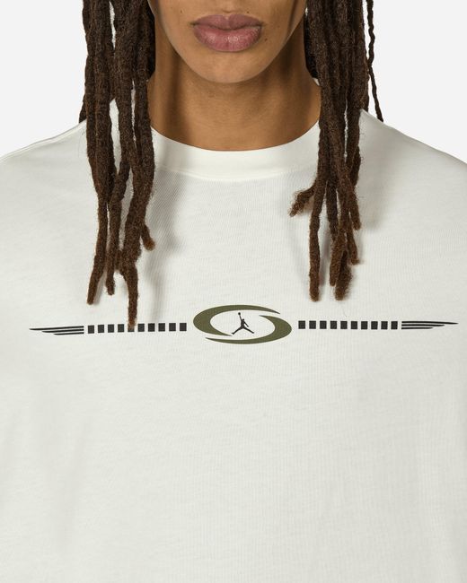 Nike White Travis Scott Logo T-shirt Sail for men