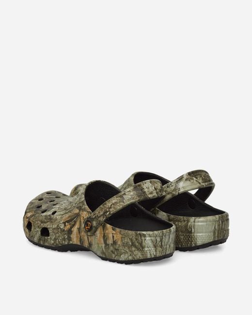 CROCSTM Green Realtree Apx Classic Clogs for men