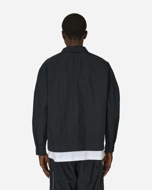 Nike Black Tech Pack Woven Longsleeve Shirt for men
