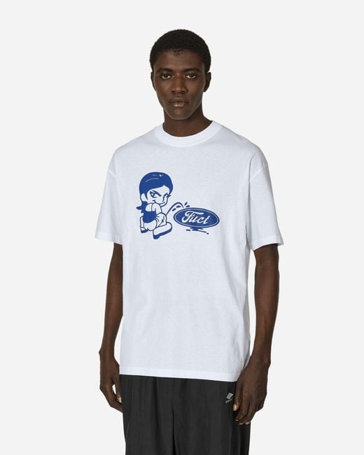 Fuct White Oval Pee Girl T-Shirt for men