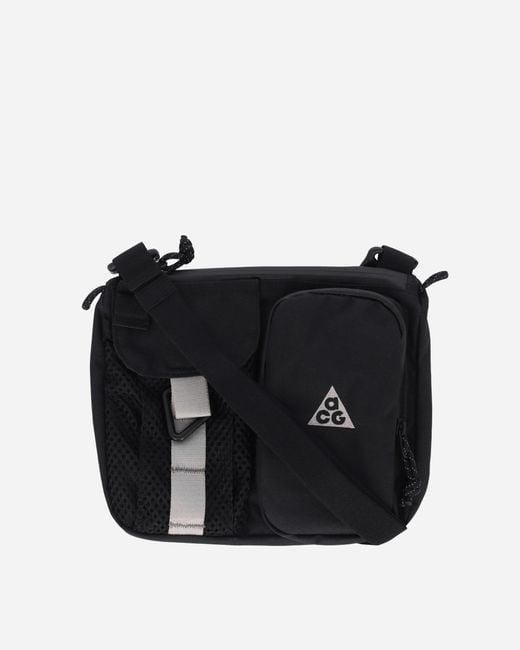 Nike Black Acg Daymax Crossbody Bag / College Grey for men