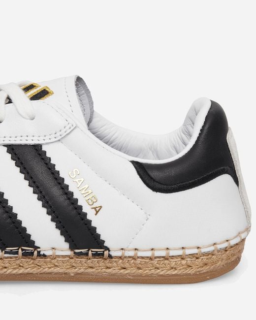 Adidas White Clot By Edison Chen Samba Sneakers Cloud Core