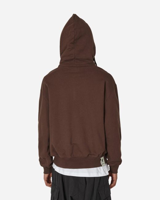 Adidas Brown Sftm Winter Hoodie for men