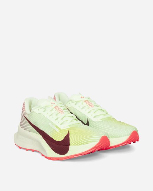 Nike Green Acg Ultrafly Trail Sneakers Volt Tint / Burgundy Ash for men