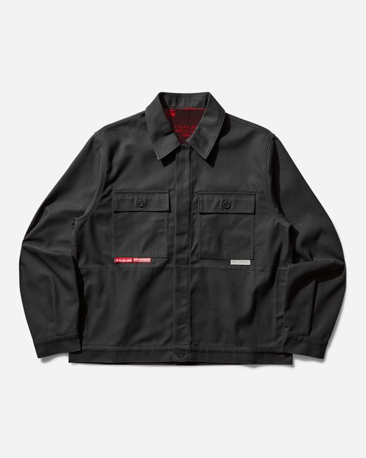 GR10K Black Slam Jam Chaos Is Order 40000 Replicated Short Jacket Charcoal for men
