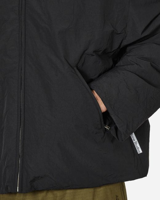 Acne Black Puffer Down Jacket for men