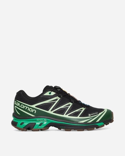 Salomon Xt-6 Gore-tex Sneakers Black / Eden / Green Ash