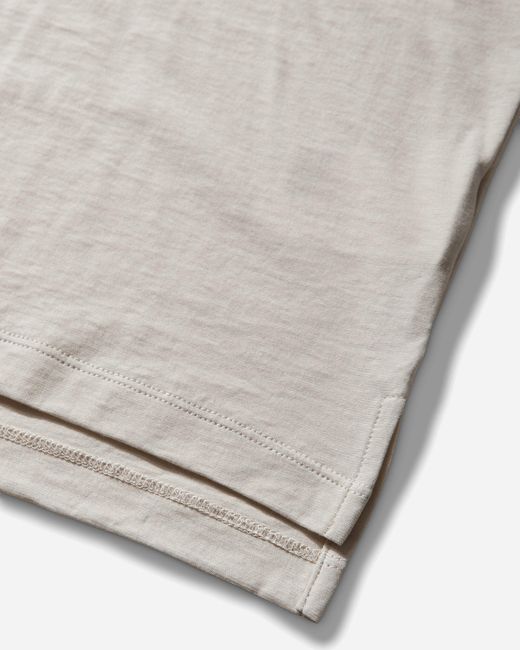 Our Legacy Natural Men S Gorge V-neck T-shirt Cream for men
