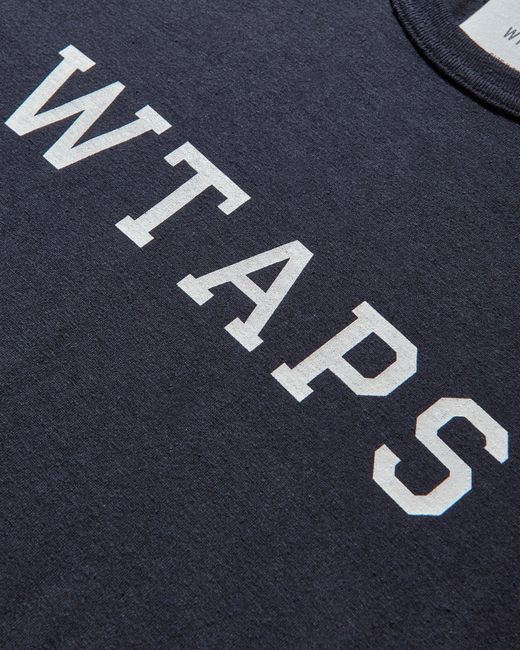 (w)taps Blue Men S Academy 01 T-shirt Navy for men