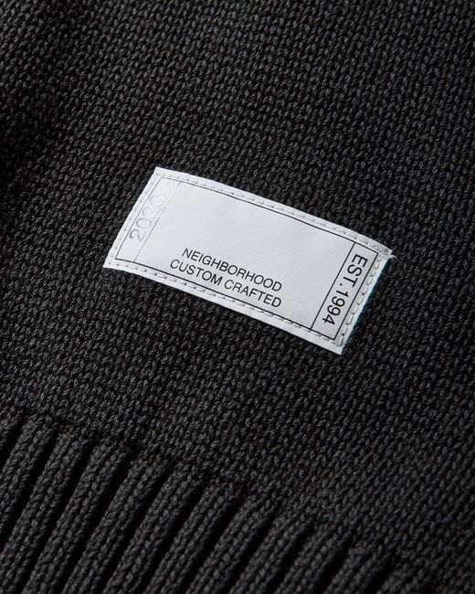 Neighborhood Black Savage Crewneck Sweater for men