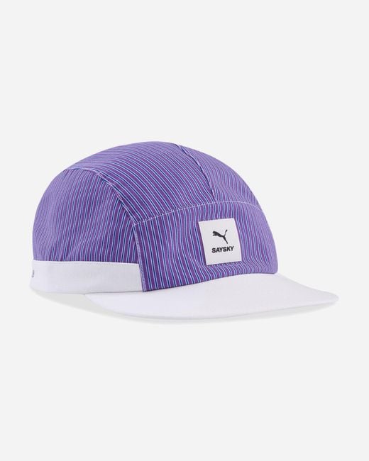 PUMA Purple Saysky Ultraweave 5 Panel Cap Ultra Cobalt Glaze for men