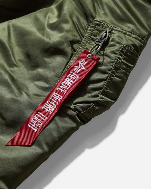 Alpha Industries Green S Cwu 45 Jacket Sage for men
