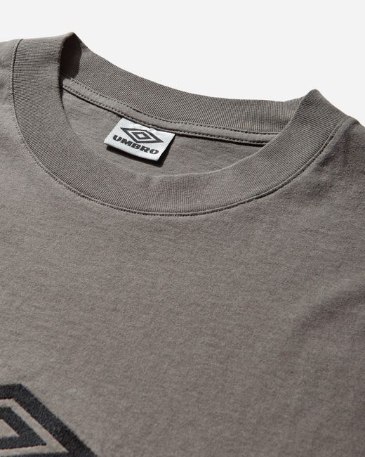 Umbro Gray Og Logo T-shirt Smock for men
