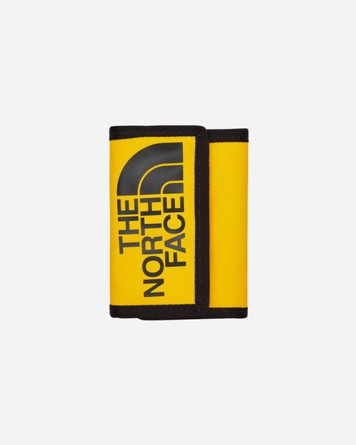 The North Face Yellow Base Camp Wallet Summit Gold for men