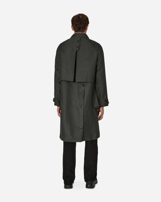 Kiko Kostadinov Anakazel Trench Coat in Gray for Men | Lyst