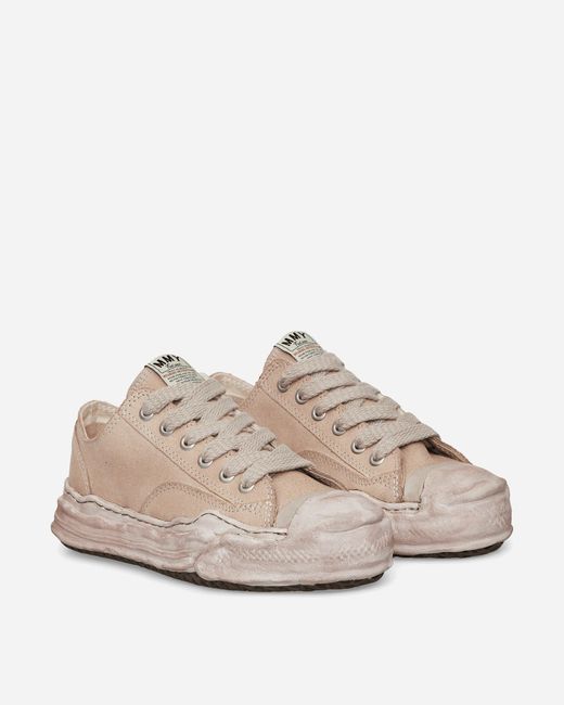 Maison Mihara Yasuhiro Natural Hank Og Sole Over-dyed Canvas Low Sneakers for men