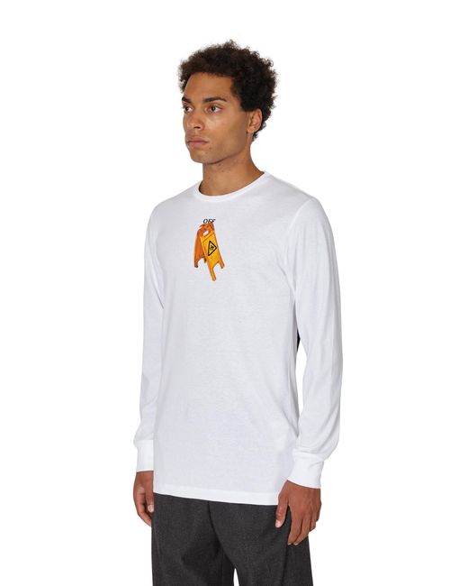 Off-White c/o Virgil Abloh White Pascal Skeleton T Shirt for men