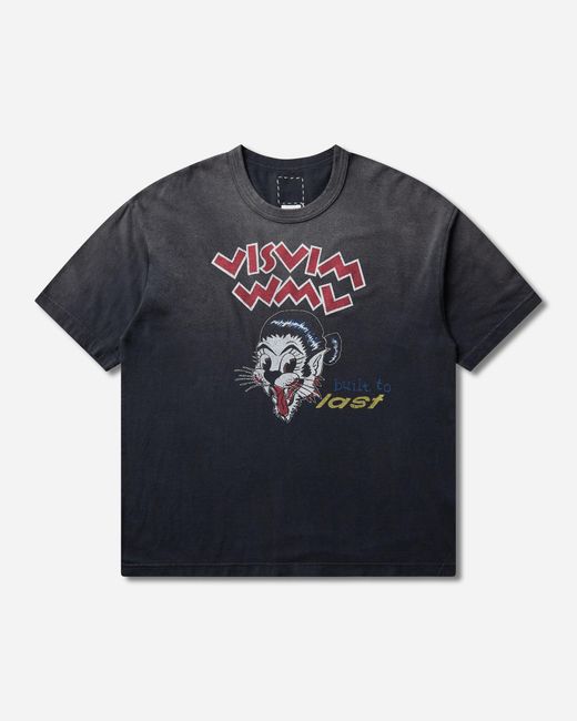 Visvim Blue S Jumbo T-Shirt Btl Dmgd for men