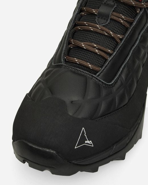 Roa Black Katharina Skeletal Boots for men