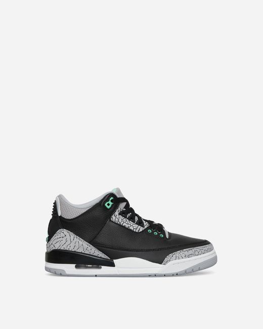 Nike White Air Jordan 3 Retro (gs) Sneakers / Green Glow for men