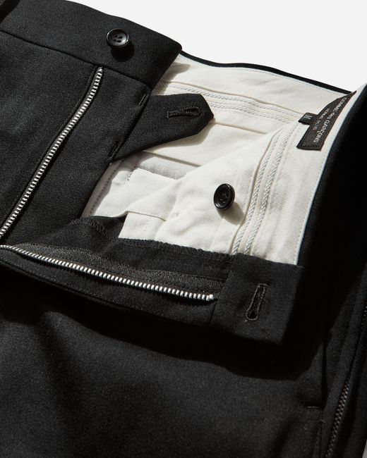 Comme des Garçons White S Zipped Wool Shorts for men