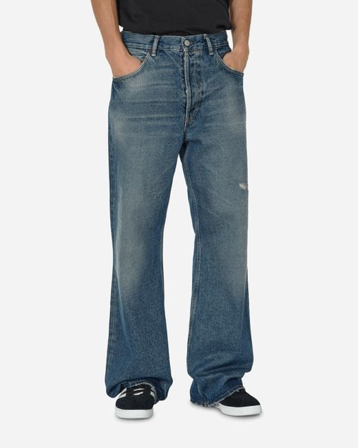 Acne Blue 2021m Vintage Loose Fit Jeans Mid for men