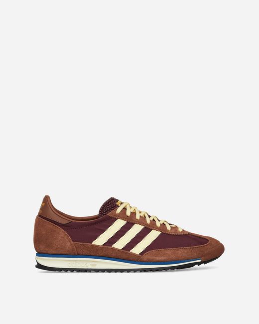 スニーカー (W) Adidas SL 72 OG Maroon Almost Yellow adidas Wmns Sl 72 Og Sneakers Maroon / Almost Yellow in