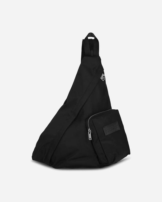 MM6 by Maison Margiela Black Numeric Sling Backpack for men
