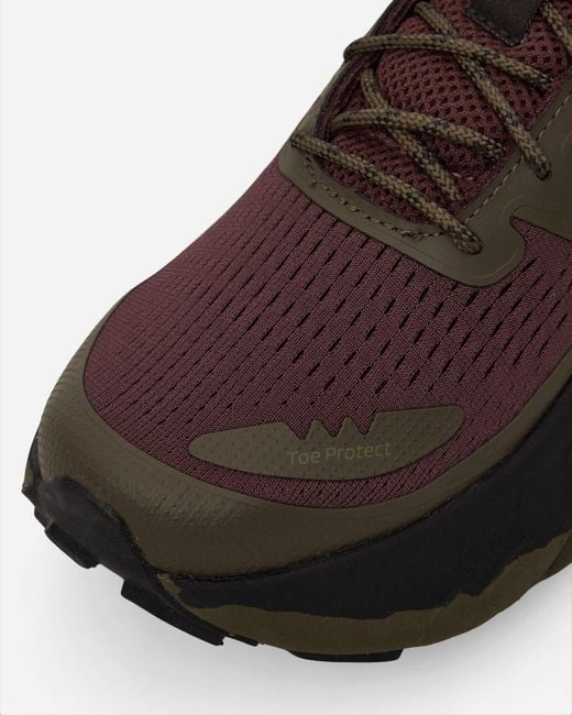 New Balance Brown Fresh Foam More Trail V3 Sneakers Dark Khaki for men