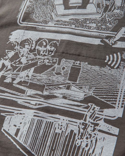 Cav Empt Gray Md Clean Room Light Big Crewneck Sweatshirt Charcoal for men