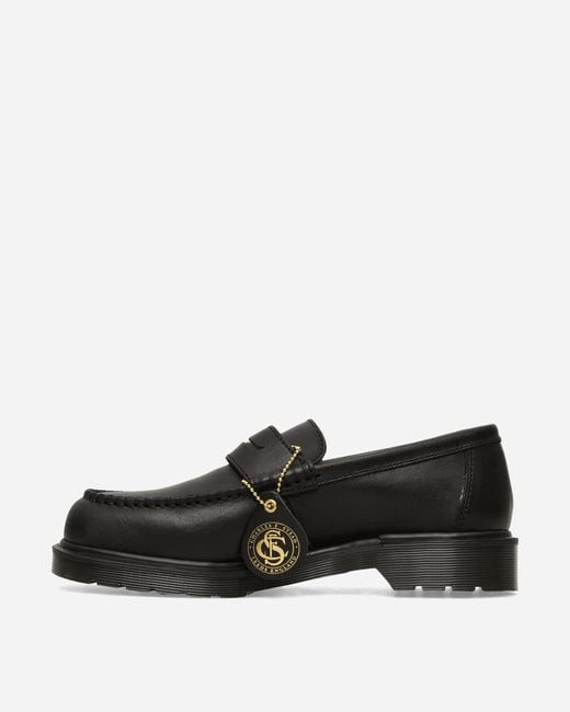 Dr. Martens Black Penton Leather Loafers for men