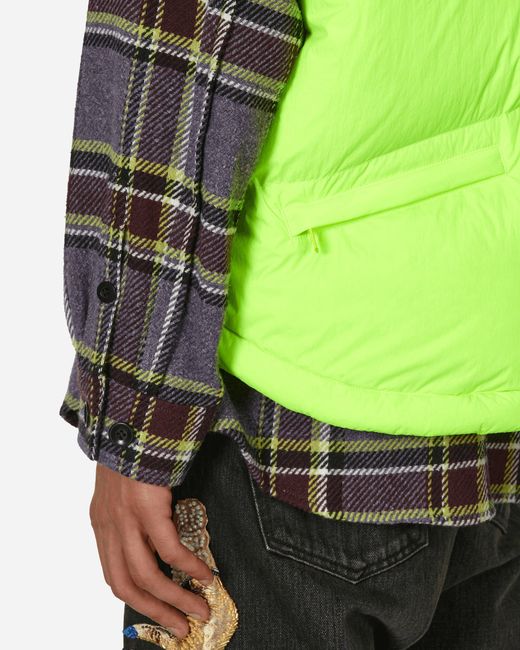 Undercover Nylon Down Vest in Green for Men | Lyst
