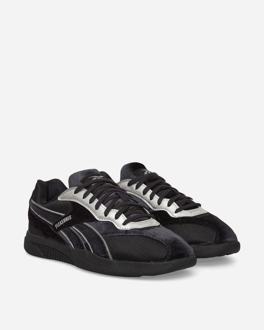 Reebok Black Pleasures Hammer Street Sneakers / Silver for men