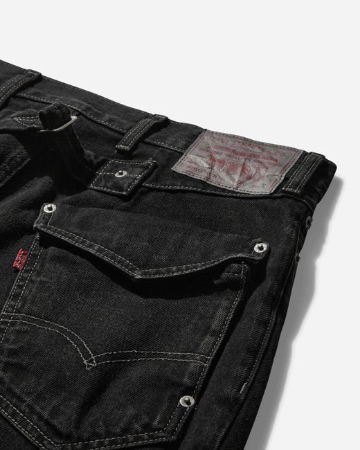 Kiko Kostadinov S Levi S Articulate Knee Trousers in Black for Men