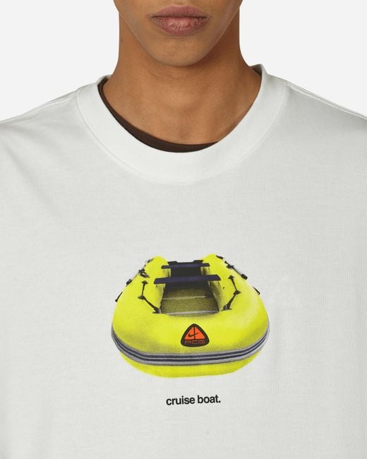 Nike Acg Dri-fit Cruise Boat T-shirt Summit White for men