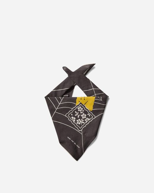 Kapital White Fastcolor Selvedge Bandana (spider Peckish Rainbowy) for men
