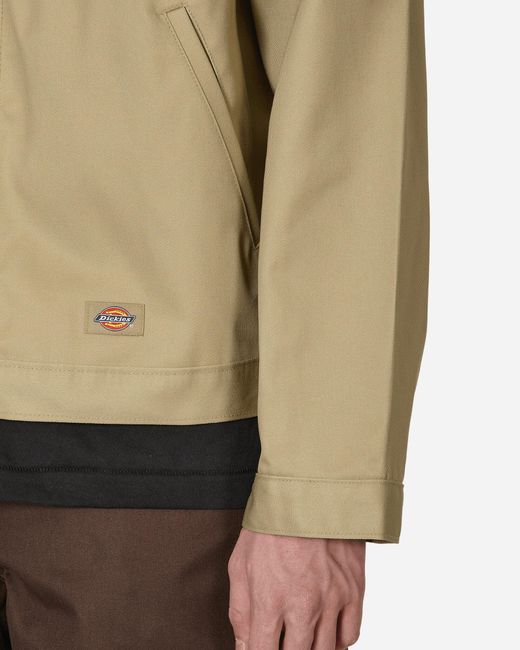 Dickies Natural Unlined Eisenhower Jacket Khaki for men