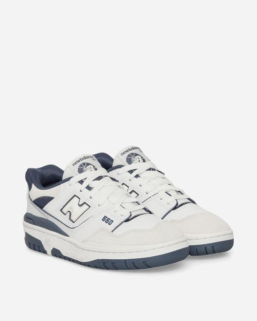 New Balance 550 White Indigo 8.5