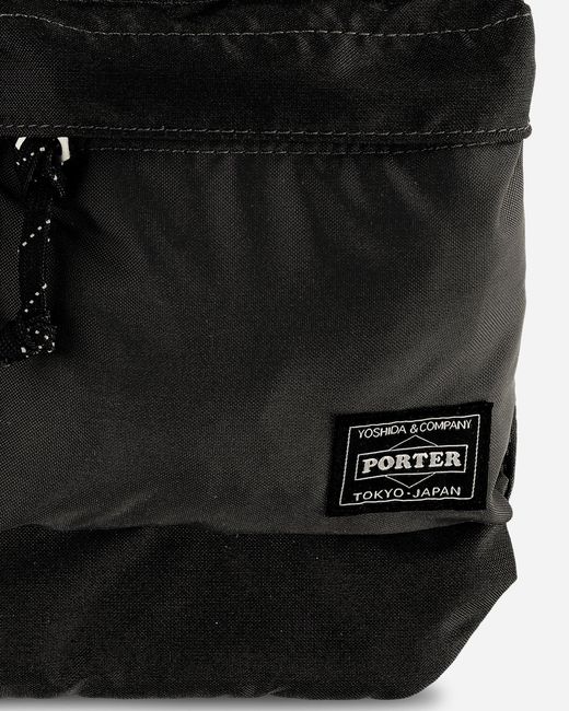 Porter-Yoshida and Co Black Force Shoulder Bag for men